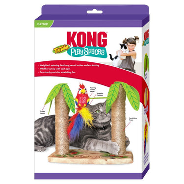 Kong Play Spaces Tiki Twirl Cat Scratcher -